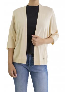 Cardigan monocolour con maniche a tre quarti Please 